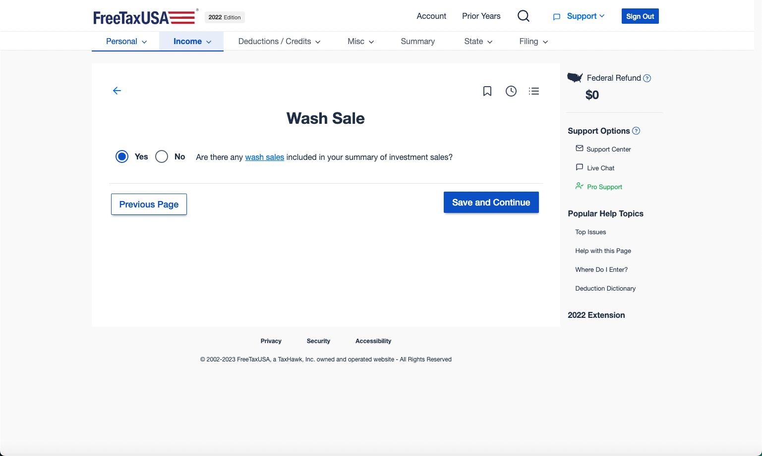 Wash sale adjustments